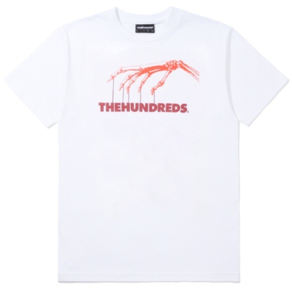 The Hundreds Control White Skeleton Hand T-Shirt - 2XL - Picture 1 of 8